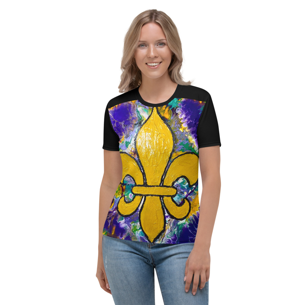 "It's Mardi Gras Time" Women's T-shirt