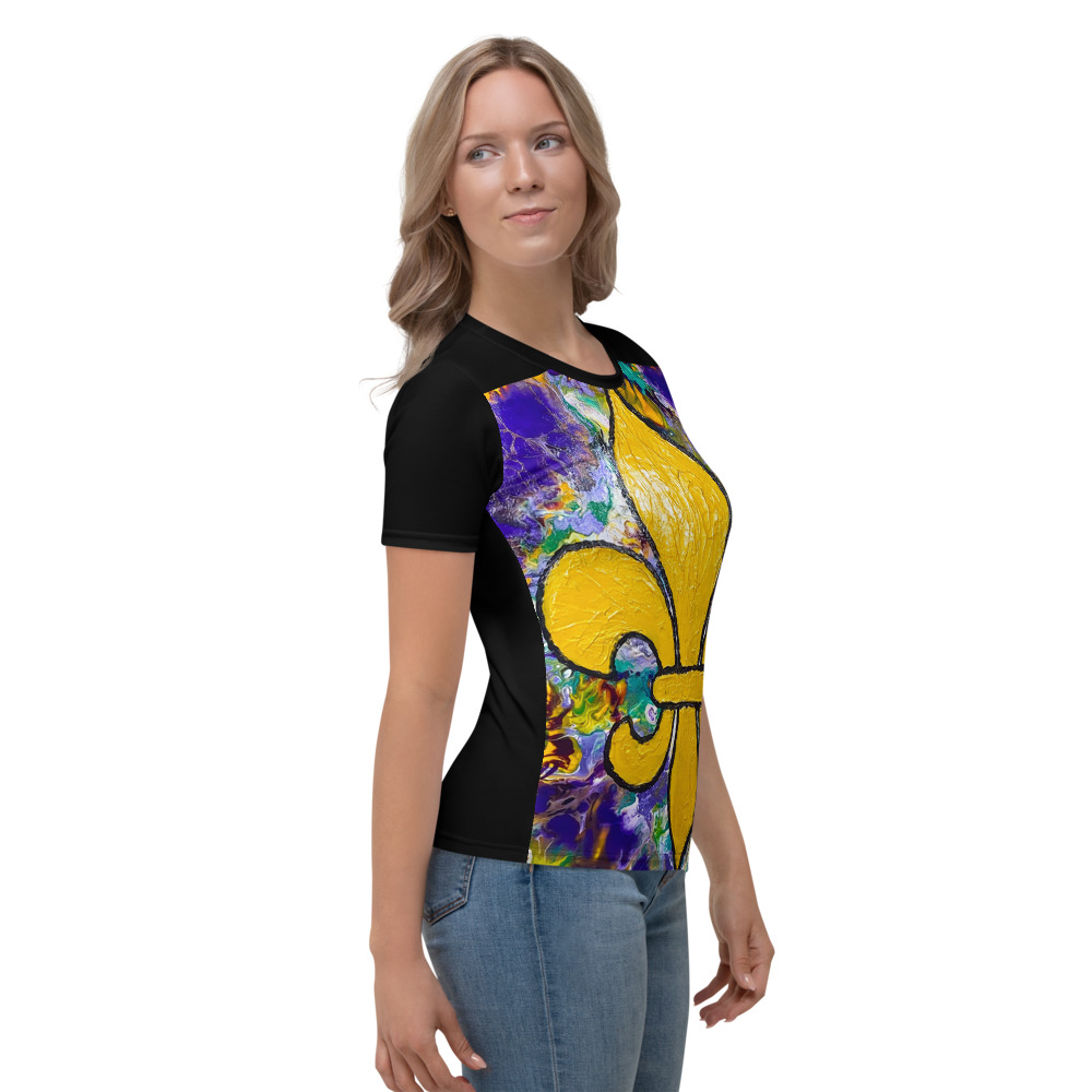 "It's Mardi Gras Time" Women's T-shirt - Image 4