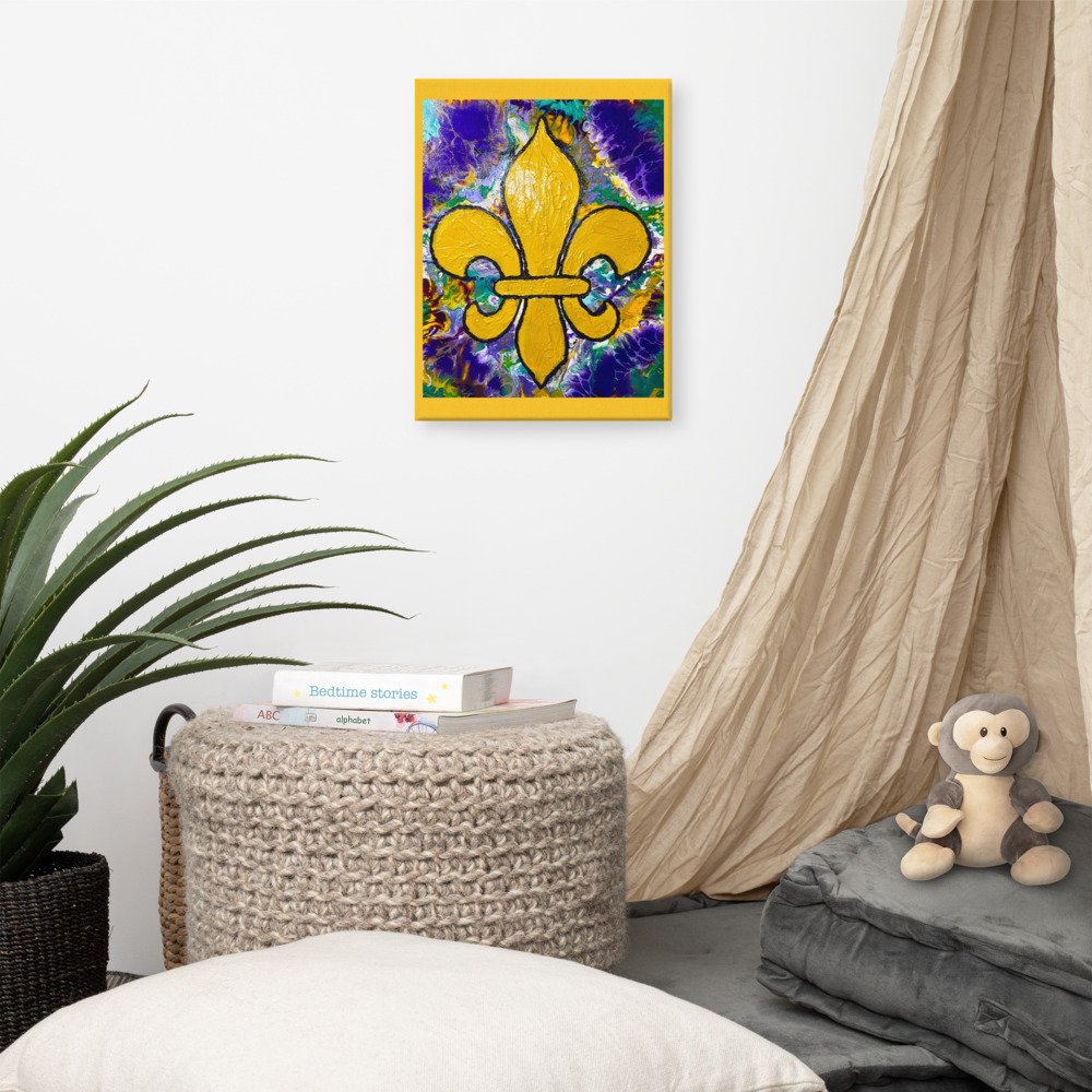 "Mardi Gras Time" Canvas