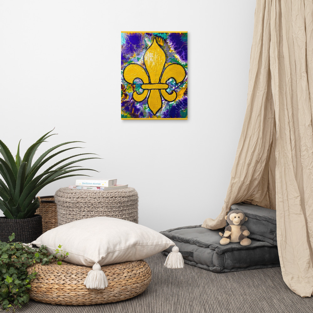 "Mardi Gras Time" Canvas - Image 3