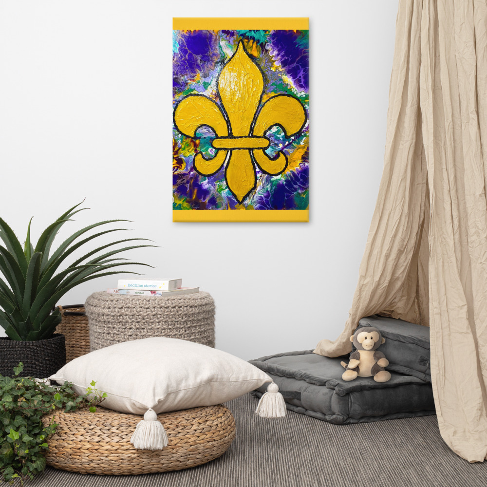"Mardi Gras Time" Canvas - Image 4