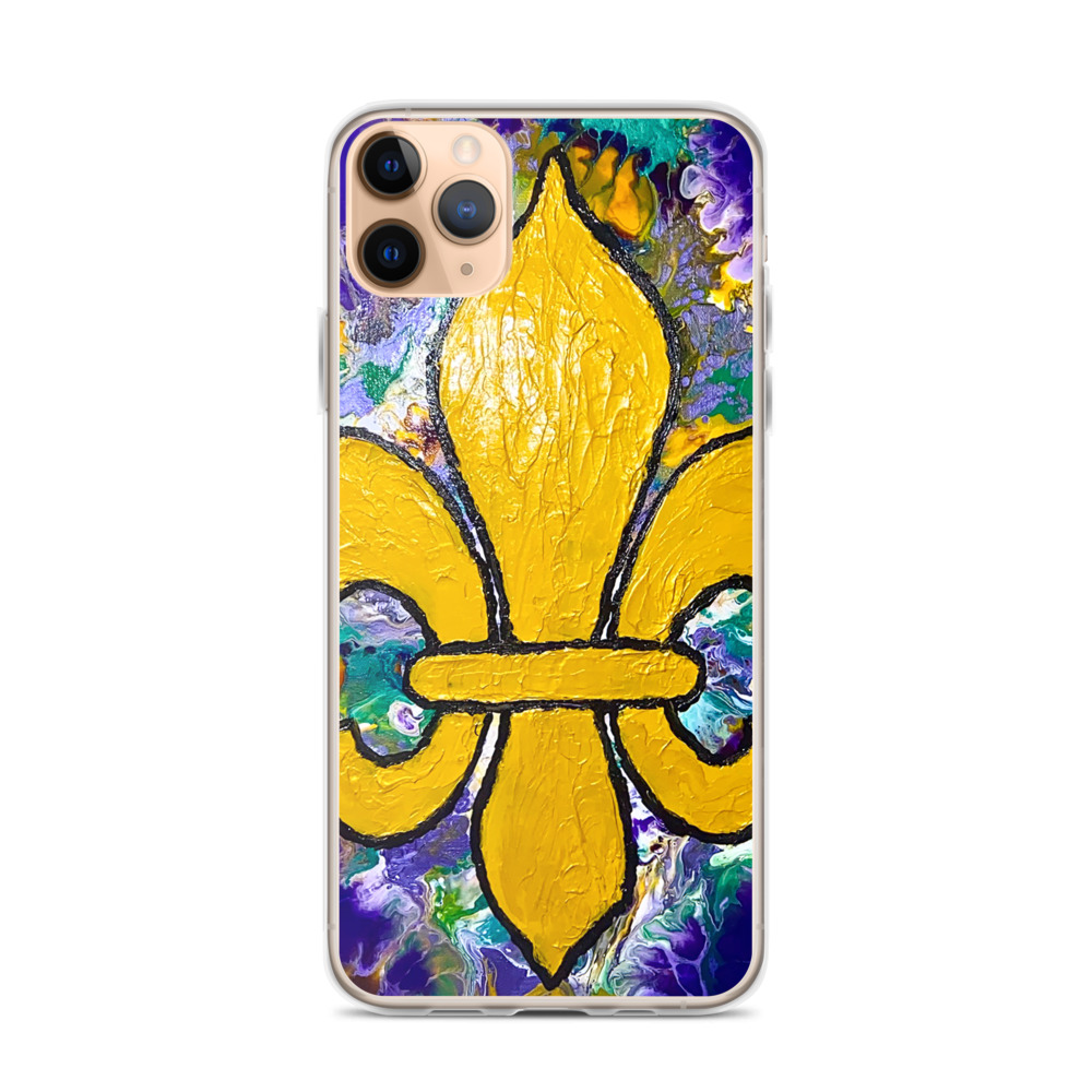 "It's Mardi Gras Time" iPhone Case - Image 5