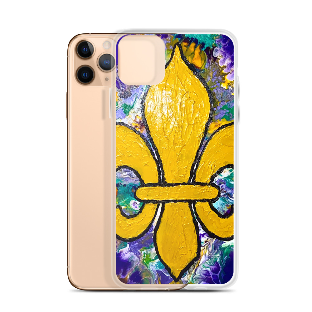 "It's Mardi Gras Time" iPhone Case - Image 6
