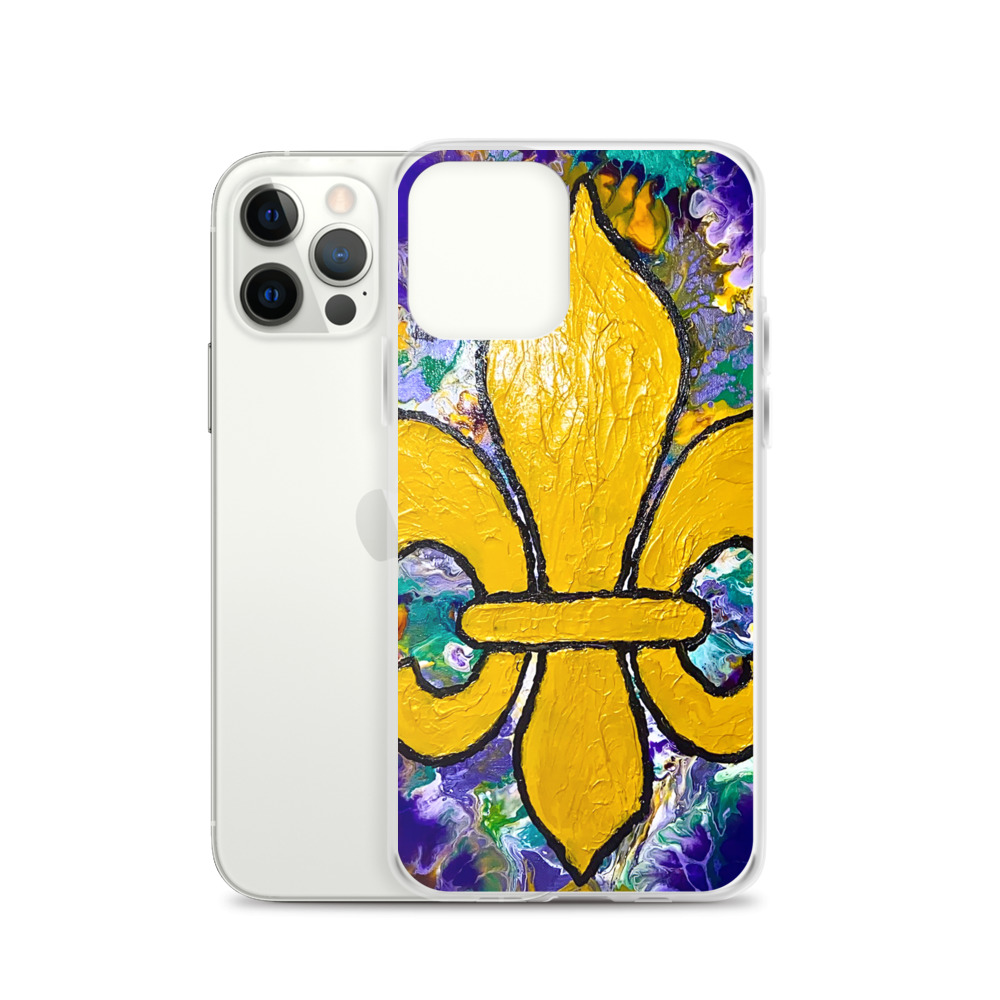 "It's Mardi Gras Time" iPhone Case - Image 10